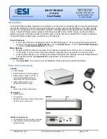 ESI RF BRIDGE User Manual preview