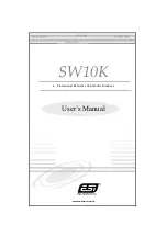 ESI SW10K eXperience User Manual preview