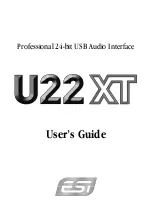 Preview for 1 page of ESI U22 XT User Manual