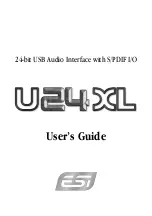 ESI U24 XL User Manual preview