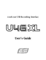 ESI U46 XL User Manual preview