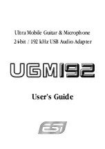 ESI UGM192 User Manual preview