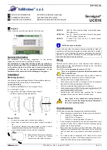 Предварительный просмотр 1 страницы EsiWelma Sensigas UCE18 Installation Instructions