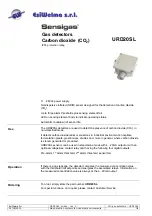 EsiWelma Sensigas URD20SL Quick Start Manual preview