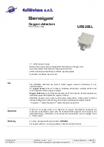 EsiWelma Sensigas URS20SL Quick Start Manual preview