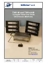 EsiWelma TW1-M User Manual предпросмотр