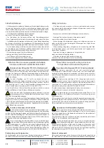 Предварительный просмотр 4 страницы ESK BOS2-R Series Installation And Operating Instructions