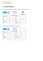 Preview for 18 page of ESKA ERG-S Series Assembly, Use And Maintenance Instructions