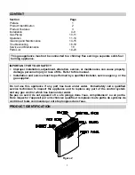 Preview for 2 page of Eskabe DVEL 12 Owner'S Operation And Installation Manual