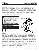 Preview for 3 page of Eskimo 30610 Owner'S Manual