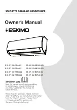 Предварительный просмотр 1 страницы Eskimo ES-AF-09HRDN8 XI Owner'S Manual