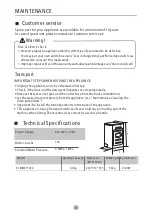 Preview for 60 page of Eskimo ES WM6T1200 Owner'S Manual