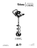 Eskimo F1 ROCKET Operator'S Manual предпросмотр