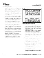 Предварительный просмотр 4 страницы Eskimo HC40 Operator'S Manual