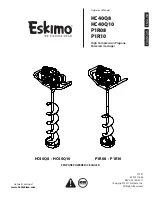 Preview for 1 page of Eskimo HC40Q10 Operator'S Manual