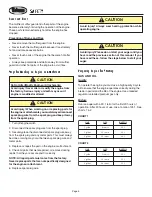 Предварительный просмотр 6 страницы Eskimo M43Q10 Operator'S Manual