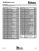 Предварительный просмотр 13 страницы Eskimo StingRay S33Q8 Assembly Instructions & Parts Explosions