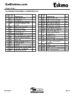 Предварительный просмотр 15 страницы Eskimo StingRay S33Q8 Assembly Instructions & Parts Explosions