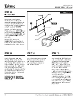 Предварительный просмотр 12 страницы Eskimo WIDE 1 XR Operator'S Manual