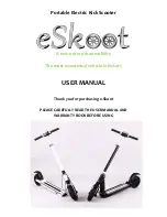 eSkoot URBN 2.0 User Manual preview