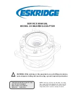 Eskridge 28 Service Manual предпросмотр