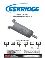 Preview for 1 page of Eskridge 50 Series Service Manual