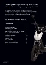 Preview for 3 page of ESKUTA SX-250 Owner'S Manual