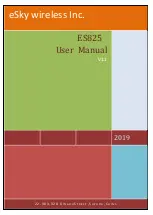 eSky wireless ES825 User Manual preview