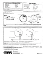 Preview for 2 page of ESL 422C Series Instruction Manual