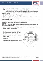 Предварительный просмотр 6 страницы ESM VS-122 Original Operating Instructions