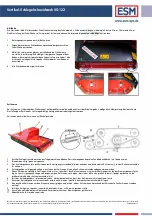 Предварительный просмотр 8 страницы ESM VS-122 Original Operating Instructions