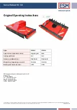 Предварительный просмотр 12 страницы ESM VS-122 Original Operating Instructions