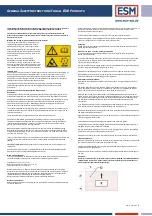 Предварительный просмотр 14 страницы ESM VS-122 Original Operating Instructions