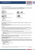 Предварительный просмотр 15 страницы ESM VS-122 Original Operating Instructions