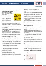 Предварительный просмотр 36 страницы ESM VS-122 Original Operating Instructions