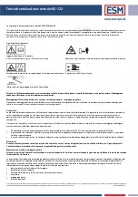 Предварительный просмотр 37 страницы ESM VS-122 Original Operating Instructions