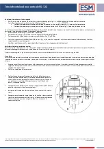 Предварительный просмотр 39 страницы ESM VS-122 Original Operating Instructions