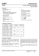 Предварительный просмотр 1 страницы ESMT F25L04PA Series Manual