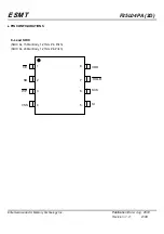 Предварительный просмотр 2 страницы ESMT F25L04PA Series Manual