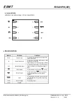 Предварительный просмотр 3 страницы ESMT F25L04PA Series Manual