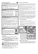 esotec Float 15 Operating Instructions preview