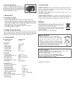 Предварительный просмотр 2 страницы esotec Fountain 8/300-LED Operating Manual