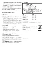 Preview for 2 page of esotec Genova Operating Manual