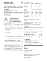 esotec Napoli LED Instruction Manual preview