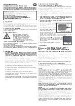 Preview for 1 page of esotec Rimini Plus User Instructions