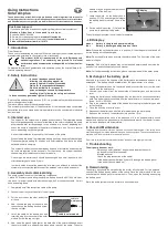 Preview for 1 page of esotec Solar Air-plus Using Instructions