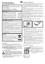 Preview for 1 page of esotec Solar Globe Light multicolor 20 Operating Instructions