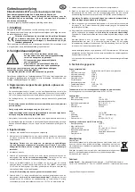 Preview for 4 page of esotec Solar Island Operating Instructions