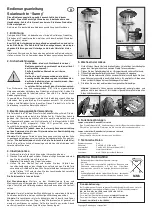 Preview for 1 page of esotec Sunny Usage Instructions