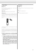 Preview for 19 page of Esoteric C-02X Owner'S Manual